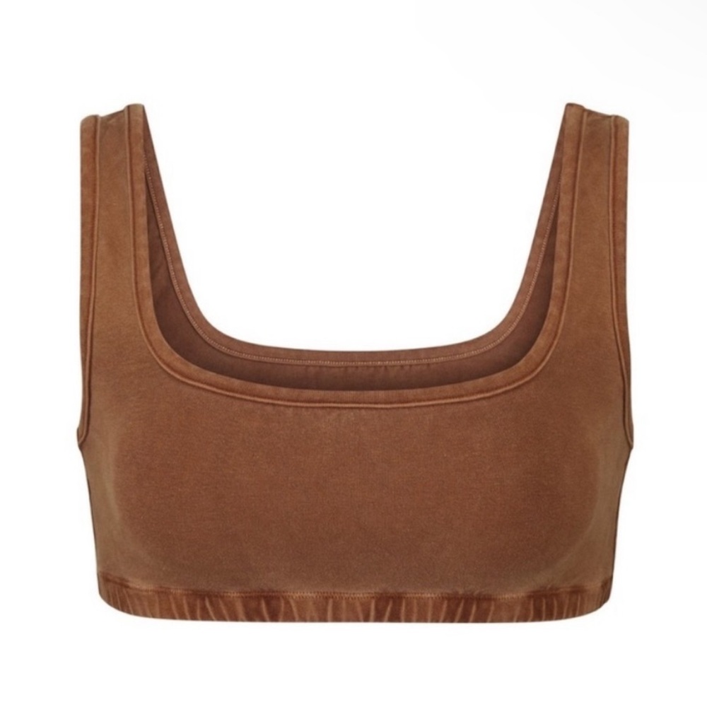 SKIMS Outdoor Bralette Color Camel size 3xl Sold out online New with Tags